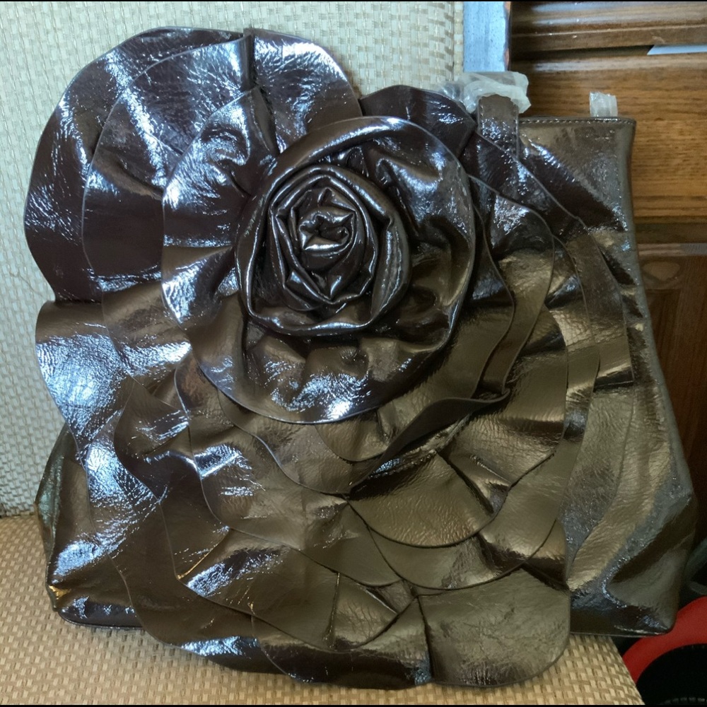 Brown Flower Bag